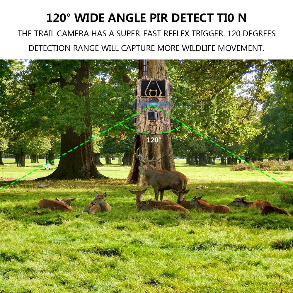 Outdoor Hunting Camera Wifi - Câmera de Trilha 8K WiFi PR801W