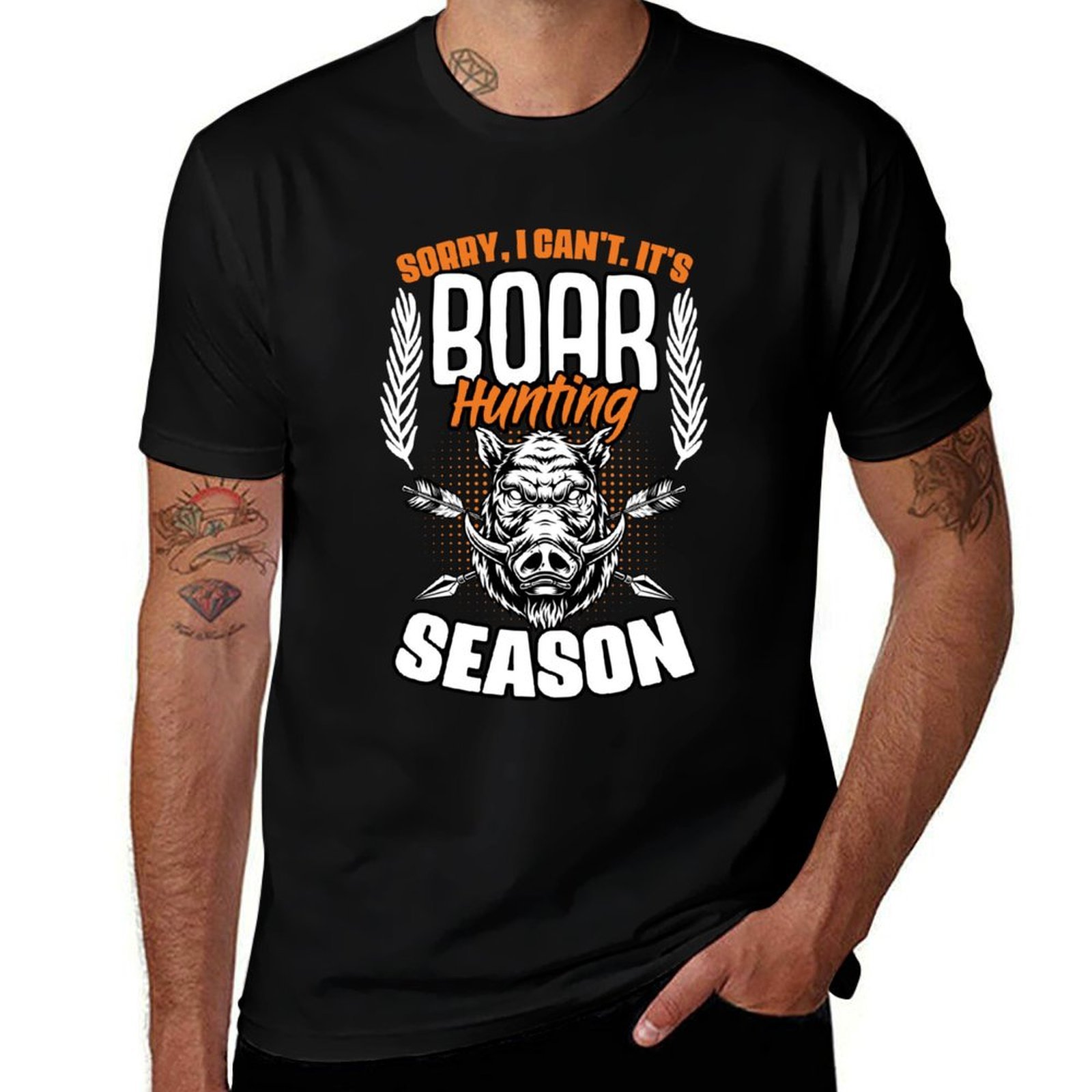 Wildman Hunting & Outdoor Reviews - Desculpe, não consigo - Camiseta engraçada