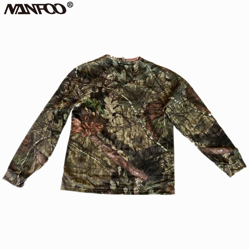 Hunting Fishing Outdoor Shows - Verão biônico camuflagem caça camisa de