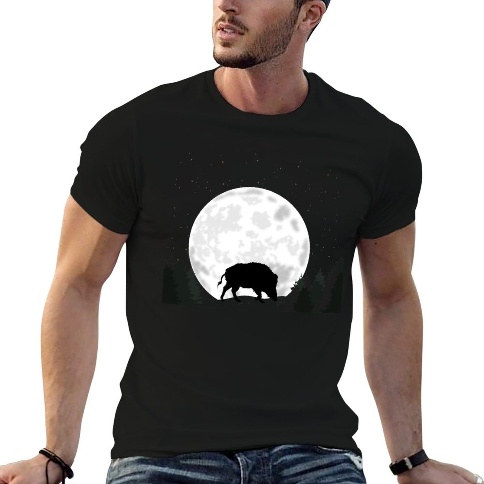 Wildman Hunting & Outdoor Reviews - Camiseta Esportiva Masculina com Estampa de