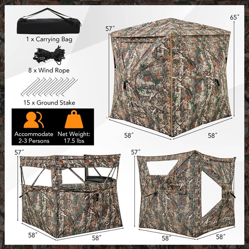 Hunting & Outdoor Supplies Vanderbijlpark - Abrigo de Caça Desmontável 5 em