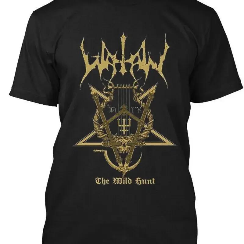 Wildman Hunting & Outdoor Reviews - Camiseta com logotipo retrô de música