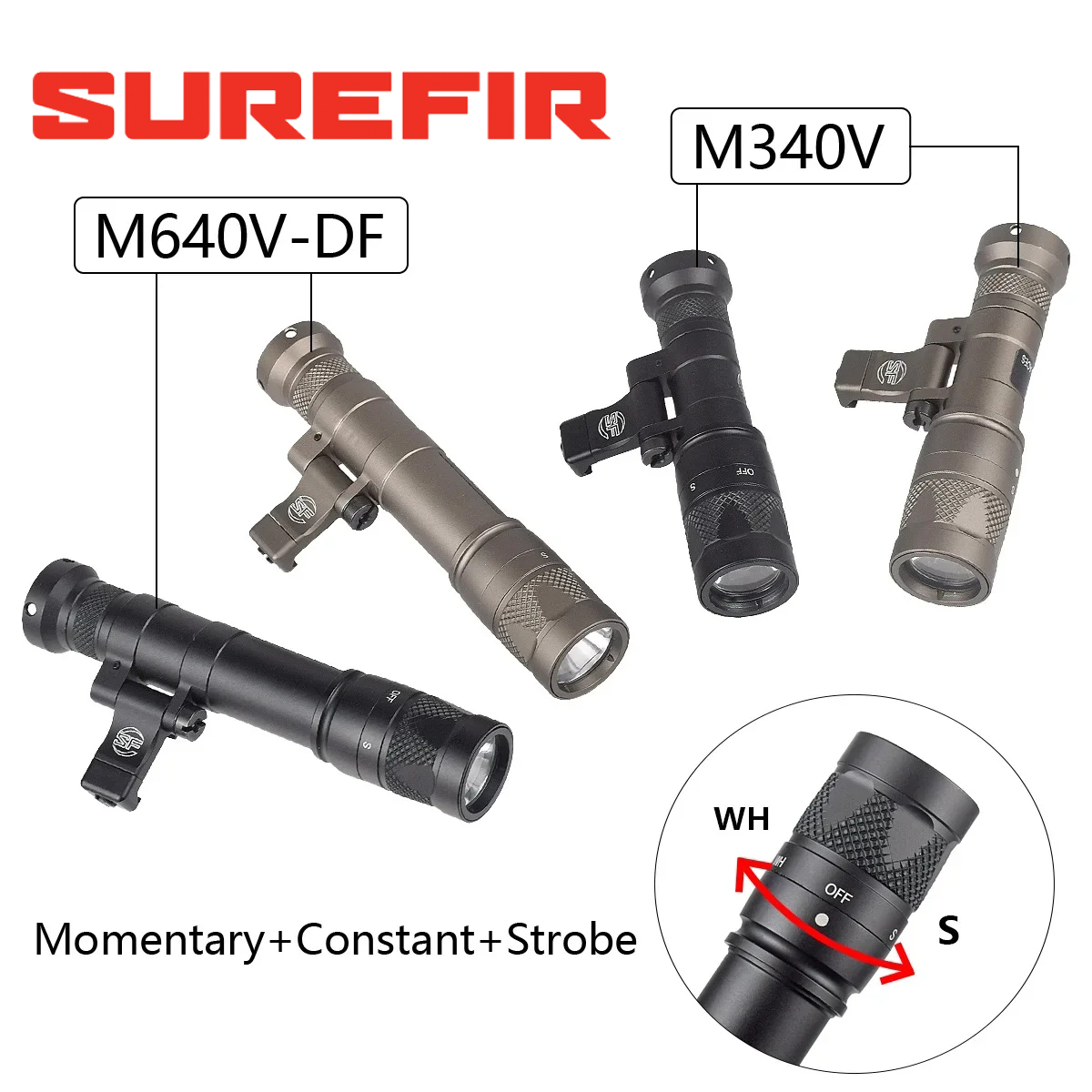 Hunting Outdoor Store - Lanterna SureFire M600 M340 DF M640