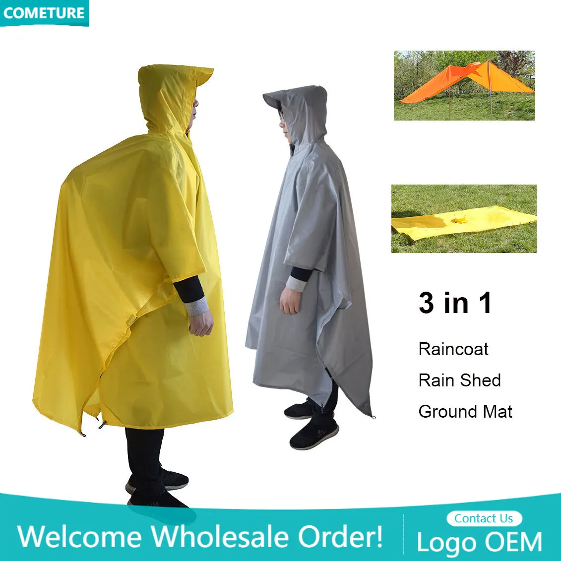 Capa de chuva 3 em 1 caminhada - Hunting Outdoor Mat avaliação e preço