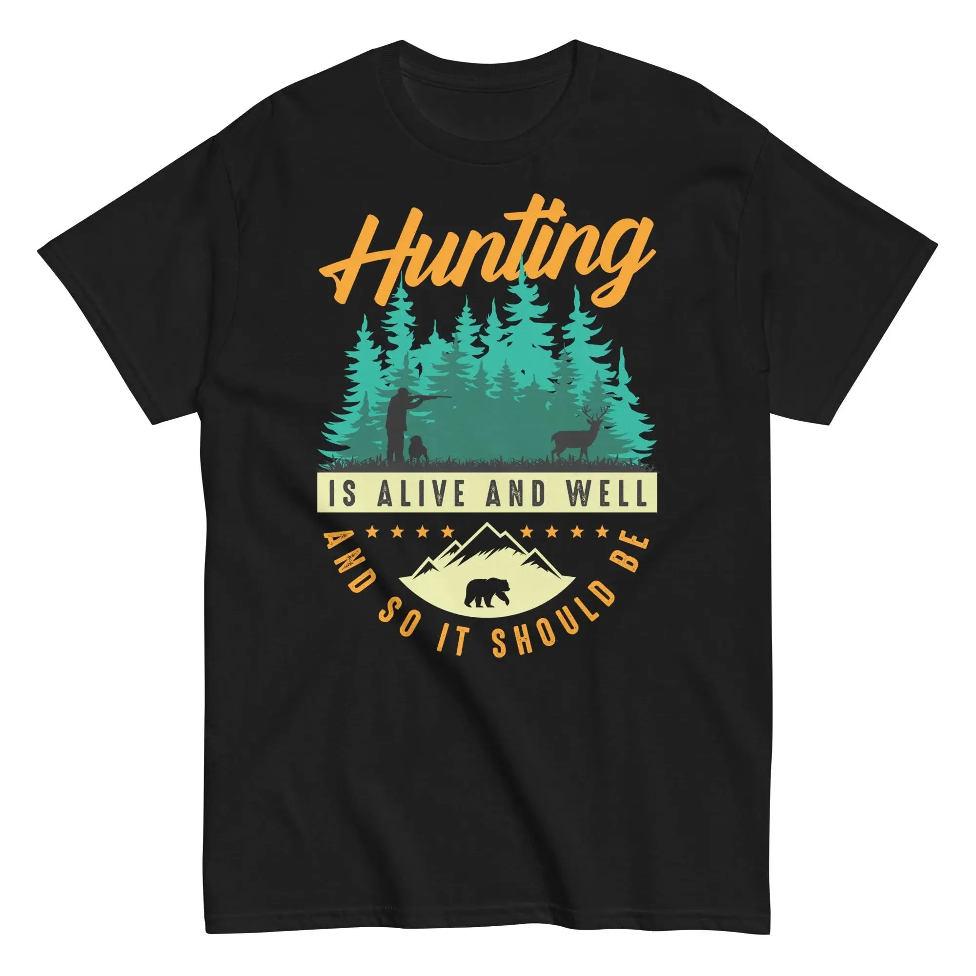 Camiseta 'Eu Devia Estar Caçan - Wildman Hunting & Outdoor Reviews avaliação e preço