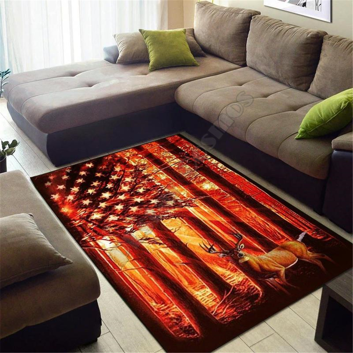 Tapete de Área com Estampa 3D  - Hunting Outdoor Mat avaliação e preço