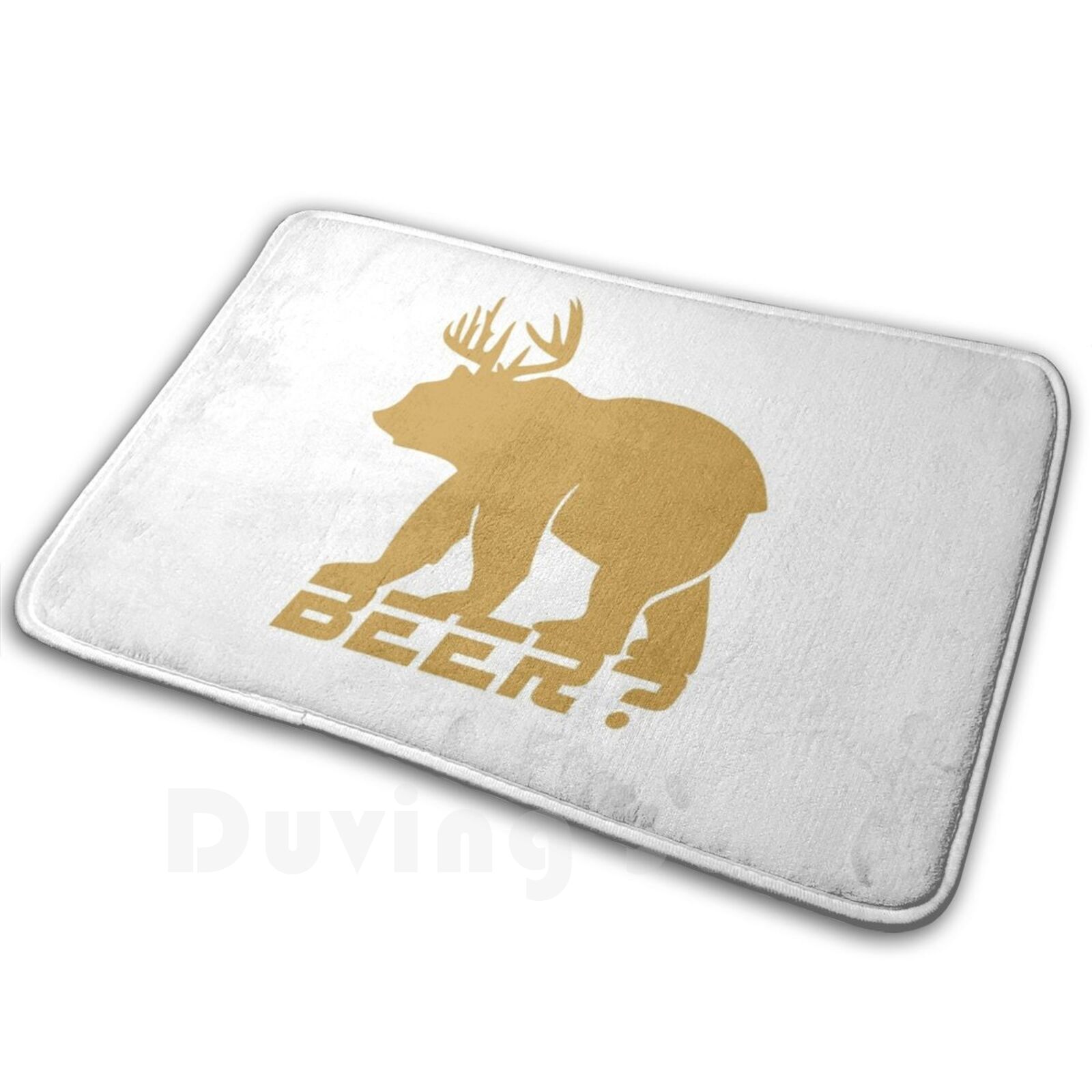 Urso cerveja tapete almofada c - Hunting Outdoor Mat avaliação e preço